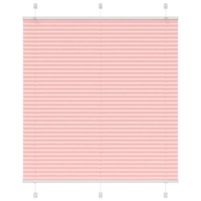 Pliss rolgordijn 115x100cm stofbreedte 114,4cm polyester roze