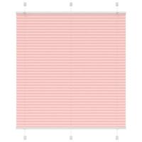 Pliss rolgordijn 115x100cm stofbreedte 114,4cm polyester roze - thumbnail