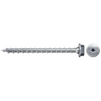 Fischer 566377 PowerFast II Zeskant houtschroeven 10 mm 100 mm Interne vertanding Staal Galvanisch verzinkt 50 stuk(s) - thumbnail