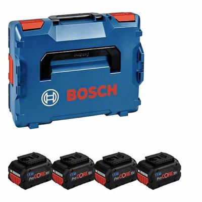 Bosch Accessoires Accupack | 4 x ProCORE18V 5.5Ah | In L-Boxx - 1600A02A2U Bosch Accessoires Accupack | 4 x ProCORE18V 5.5Ah | In L-Boxx - 1600A02A2U