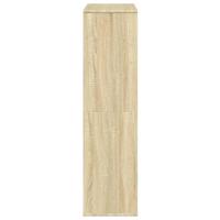kamerscherm 100x33x125,5 cm bewerkt hout sonoma eikenkleurig - thumbnail