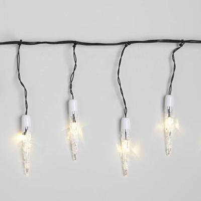 Konstsmide LED Uitbreiding lichtkettingsysteem IJspegel 24 V Lichtgordijn Warmwit