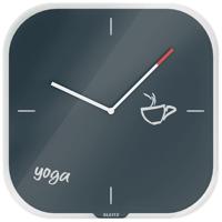 Wandklok Leitz Cosy grijs glas - thumbnail