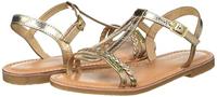 Leren sandalen Badou LES TROPEZIENNES® BY M. BELARBI goudbeige - thumbnail