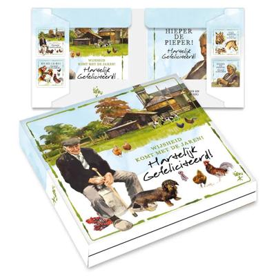 Kaartenmapje Lang leve de Boerderij - Wijsheid 8 Stuks Kaartenmapje Lang leve de Boerderij - Wijsheid 8 Stuks