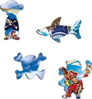 Selecta Larsen legpuzzel het piratenschip , 30st. - thumbnail