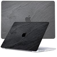 Lunso MacBook Pro 16 inch (2021-2026) cover hoes - case - Black Stone - thumbnail