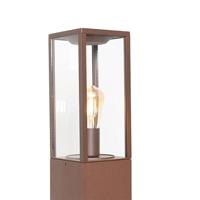 QAZQA Industriële staande buitenlamp roestbruin 80 cm IP44 - Charlois - thumbnail