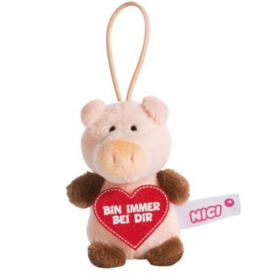 Nici knuffelhanger Varken Altijd junior 9,5 cm polyester roze Nici knuffelhanger Varken Altijd junior 9,5 cm polyester roze