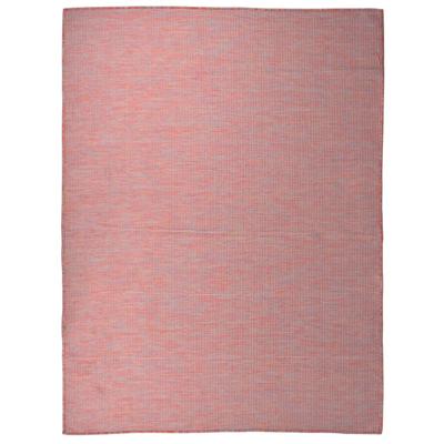 Buitenkleed platgeweven 120x170 cm rood