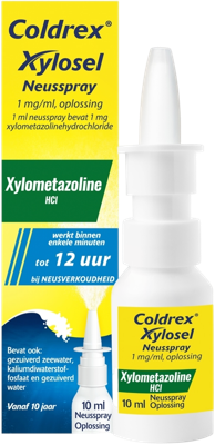 Coldrex Neusspray Xylosel 1mg/ml - xylometazoline neusspray bij neusverkoudheid