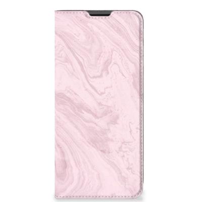 Motorola Moto G51 5G | Standcase | Marble Pink - Origineel Cadeau Vriendin