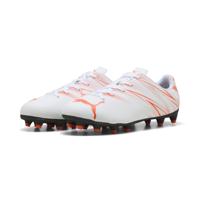 PUMA Attacanto Gras / Kunstgras Voetbalschoenen (MG) Kids Wit Oranje - thumbnail