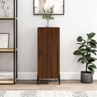 Dressoir 34,5x34x90 cm bewerkt hout bruineikenkleurig - thumbnail