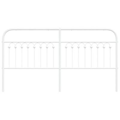 Hoofdbord 180 cm metaal wit