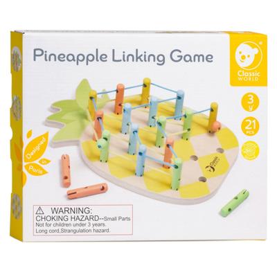 Classic World houten ananas verbindingsspel, 21dlg.