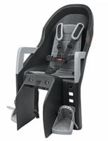 Polisport Achterzitje guppy maxi dragerbevestiging zwart/grijs - thumbnail