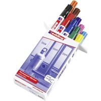 Edding permanent marker 3000, doos van 10 stuks in geassorteerde kleuren - thumbnail