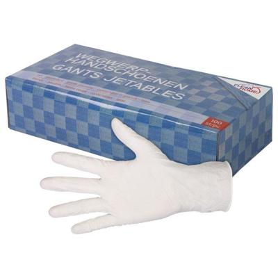 Doos wegwerphandschoenen latex 100 stuks Clean Home Talen Tools - Talentools Doos wegwerphandschoenen latex 100 stuks Clean Home Talen Tools - Talentools