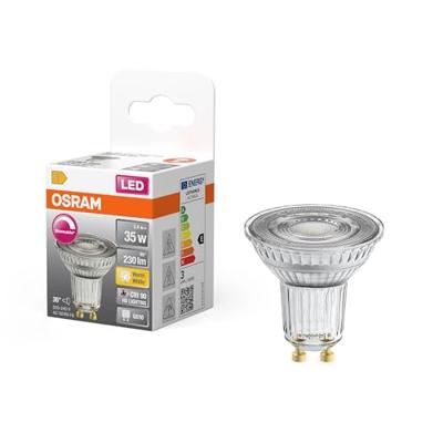 OSRAM HOMELIGHTING 4099854457036 LED-reflectorlamp-lamp Energielabel E (A - G) GU10 2.4 W Warmwit (Ø x h) 50.00 mm x 50.00 mm 1 stuk(s)
