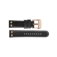 Horlogeband TW Steel TWB416 Leder Zwart 22mm - thumbnail