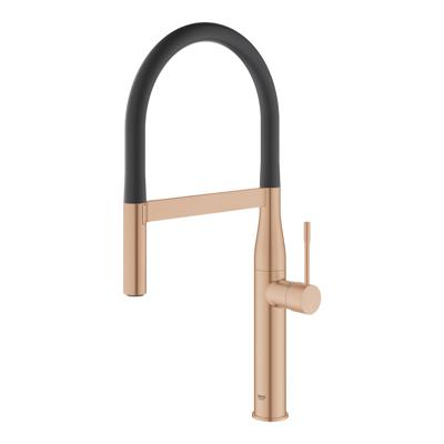 Keukenmengkraan GROHE Essence New Professionele Spray Warm Sunset Geborsteld Keukenmengkraan GROHE Essence New Professionele Spray Warm Sunset Geborsteld