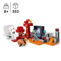 LEGO minecraft 21255 hinderlaag bij het nether-portaal - thumbnail