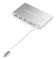HyperDrive GN30 USB Type C Ultimate Hub, Silver - thumbnail