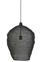 Light & Living Hanglamp 'Nikki' 45cm, gaas glans zwart - thumbnail