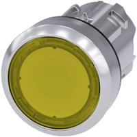 Siemens 3SU10510AB300AA0 3SU1051-0AB30-0AA0 Verlichte druktoets Bedieningsknop vlak, Metalen frontring, Hoogglans Geel 1 stuk(s) - thumbnail