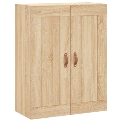 Wandkast 69,5x34x90 cm bewerkt hout sonoma eikenkleurig