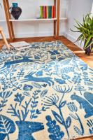 Scion - Kelda Cobalt 23508 - 090x150 cm Vloerkleed - thumbnail