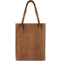 DSTRCT Portland Road Leren Dames Shopper Cognac - thumbnail