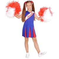 Cheerleader kind rood/blauw - thumbnail