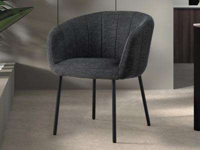 Stoel SEVALO donkergrijs Stoel SEVALO donkergrijs