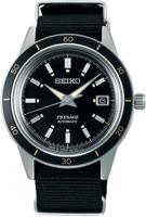 Horlogeband Seiko 4R35-05A0 / SRPG09J1 / L0LL011J0 Nylon/perlon Zwart 20mm - thumbnail