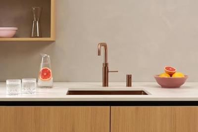 Quooker Fusion Square Rose Koper Kraan Grijs - thumbnail