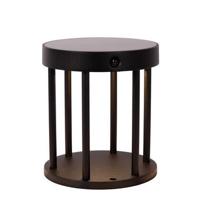 Lucide JACKSON - Sokkellamp - Zonne-energie - Ø 16 cm - LED Dimb. - 1x2W 3000K - IP54 - Beweging & dag/nacht sensor - Zwart - thumbnail