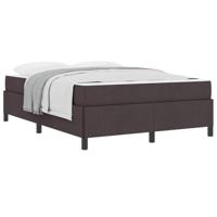 Boxspring bed Bruin 140 x 200 cm Stof en Engineered Hout - thumbnail
