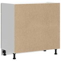 Keuken onderkast "Porto" bewerkt hout gerookt eikenkleurig - thumbnail