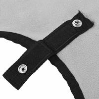 VidaXL Paardendeken volledig lichtgrijs en roze polyester - thumbnail