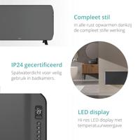 Duux Edge 2000 Smart Convectorkachel Grijs - thumbnail