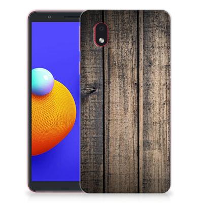 Samsung Galaxy A01 Core | Bumper Hoesje | Steigerhout