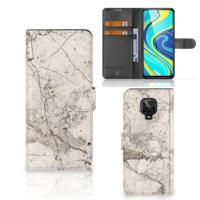 Xiaomi Redmi Note 9 Pro | Note 9S | Bookcase | Marmer Beige - thumbnail