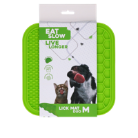 Eat Slow Live Longer Lick Mat Duo M Groen - thumbnail