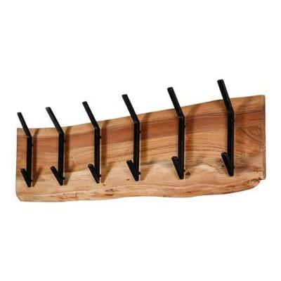 Kapstok 'Elliott' Acacia, met 2 x 6 haken