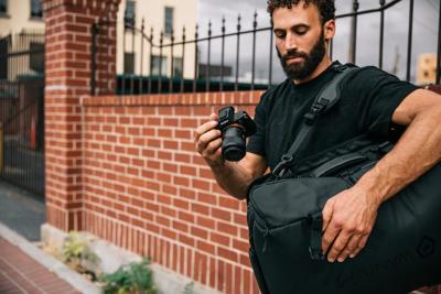 WANDRD HEXAD ACCESS DUFFEL duffeltas Zwart 45 l Nylon, Zeildoek