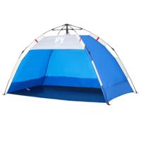 VidaXL Strandtent 2-persoons waterdicht snelontgrendeling azuurblauw - thumbnail