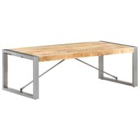 Salontafel 120x60x40 cm ruw mangohout - thumbnail