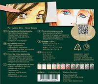 Faber Castell FC-267424 Tekenstift Faber-Castell Pitt Artist Pen Brush Set 12 Stuks Skin - thumbnail
